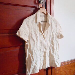 Everlane- The Linen Short-Sleeve Notch Shirt